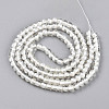 Baking Painted Transparent Glass Beads Strands DGLA-N011-6mm-01-2