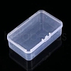 Transparent Plastic Box with Hinged Lid CON-YW0001-43-1
