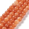 Dyed Natural Malaysia Jade Beads Strands G-G021-02A-12-2
