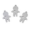 Non-Tarnish 201 Stainless Steel Pendants STAS-T044-268P-1