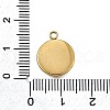 Hammered 304 Stainless Steel Pendants STAS-H233-15G-3