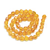 Natural Citrine Beads Strands X-G-S149-09-10mm-2
