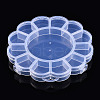 Transparent Plastic Bead Containers CON-YW0001-12-1-2