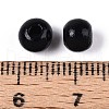 Spray Painted Round Natural Schima Wood Beads WOOD-A018-6mm-03-3