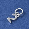 925 Sterling Silver Figure Charms STER-M093-05S-02-2