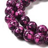 Synthetic Gemstone Dyed Beads Strands G-P507-03B-11-4
