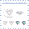 SUNNYCLUE 50Pcs 2 Colors Plating Acrylic Beads MACR-SC0001-59B-2