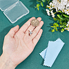 BENECREAT 2Pcs Sterling Silver Ice Pick Pinch Bails STER-BC0002-84-3