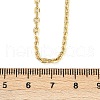 2.5MM Brass Cable Chain Necklaces NJEW-L356-04G-5