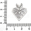 Brass Micro Pave Cubic Zirconia Pendants KK-V009-28G-3