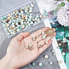  4 Strands 4 Styles Natural Flower Amazonite Beads Strands G-NB0005-35-3