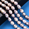 Natural Cultured Freshwater Pearl Beads Strands PEAR-N012-08M-6