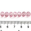 Transparent Baking Paint Glass Beads Strands X1-DGLA-A034-T8mm-D09-4