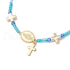 6Pcs Adjustable Nylon Cord Braided Beads Bracelets BJEW-MZ00168-6