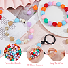 DICOSMETIC 70Pcs 7 Colors Acrylic Beads FIND-DC0006-33-4