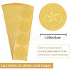 Self Adhesive Gold Foil Embossed Stickers DIY-WH0211-224-2