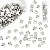  140Pcs Electroplated Glass Seed Beads SEED-NB0002-07C-1