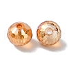 Full Rainbow Plated Glass Beads EGLA-P059-02A-FR01-2