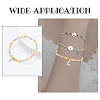  480Pcs 8 Colors Dyed Natural Malaysia Jade Rondelle Beads Strands G-NB0002-88-6