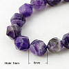 Natural Amethyst Beads Strands X-G-G100-6mm-1-1
