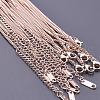 2.2mm Stainless Steel Twisted Chain Necklaces UT6416-3-1