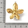 304 Stainless Steel Pendants STAS-V006-01G-05-3