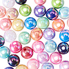 600Pcs 24 Colors Opaque Acrylic Beads MACR-CJ0001-16-3