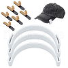 ANATTASOUL 3Pcs ABS Plastic Hat Brim Bender AJEW-AN0007-20-1