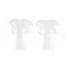 Natural Quartz Crystal Coconut Tree Pendants G-N342-02J-2