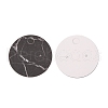   180Pcs 6 Style Marble Pattern Paper Necklace Display Cards CDIS-PH0001-37-2