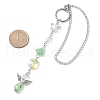 Angel Butterfly Glass Pendants Decirationgs HJEW-JM01936-3