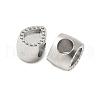 304 Stainless Steel European Beads STAS-D307-03A-P-2