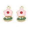 Eco-Friendly Zinc Alloy  Pendants ENAM-R051-12-03G-NR-2