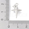 Rack Plating Alloy Crystal Rhinestone Pendants X-PALLOY-F018-18P-01-3