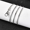1.2MM 304 Stainless Steel Snake Chain Necklaces for Women Men STAS-V011-04B-P-3