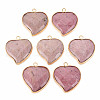 Natural Rhodochrosite Pendants G-N326-124B-1