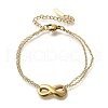 304 Stainless Steel Multi-Strand Bracelets BJEW-H620-03G-3