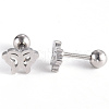 201 Stainless Steel Barbell Cartilage Earrings EJEW-R147-16-4