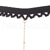 Brass Double Layer Star Tassel Thigh Leg Chains AJEW-AN00639-7