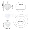 Alloy Rhinestone Pendant Necklaces NJEW-WH0008-01S-2