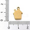 304 Stainless Steel Charms STAS-M084-01D-G-3