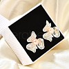 Mother's Day Jewellery Natural Pearl Ear Studs EJEW-L099-04S-2