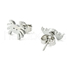 Cute Little Animal Theme 304 Stainless Steel Stud Earrings EJEW-B041-04F-P-2