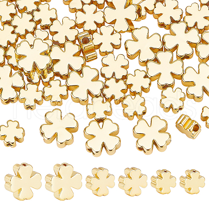BENECREAT 60Pcs 3 Style Brass Beads KK-BC0012-13-1