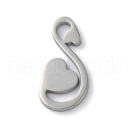 Non-Tarnish 304 Stainless Steel Pendants STAS-P338-04P-1