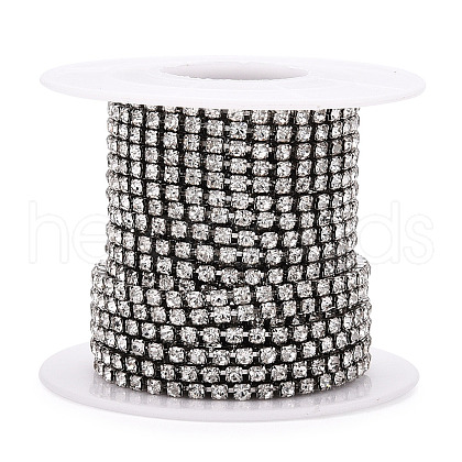 Iron Rhinestone Strass Chains CH-YW0003-01A-NF-1