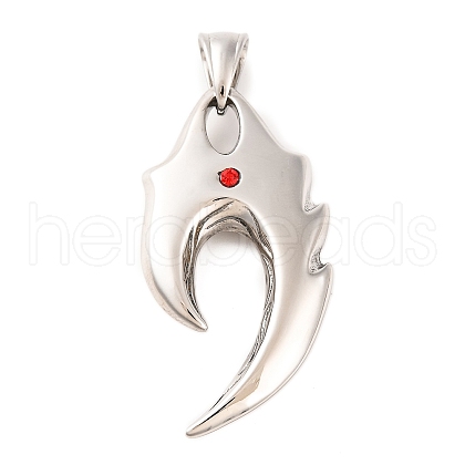 316 Surgical Stainless Steel Pendants STAS-Z073-23P-1
