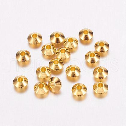 Brass Spacer Beads EC008-G-1