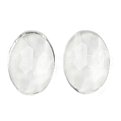 Transparent K5 Glass Cabochons GLAA-NH0001-01B-1