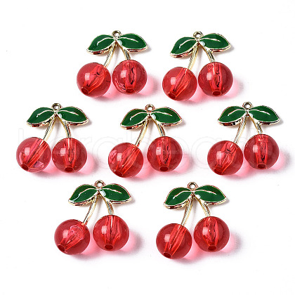 Alloy Enamel Pendants X-ENAM-N056-185B-1